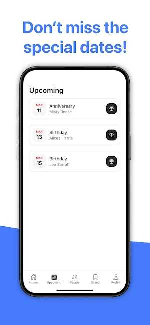 Gift Ideas & Reminder: Gifture Screenshot 1