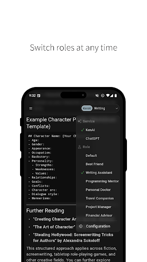 Ken AI - custom service & role Screenshot 0