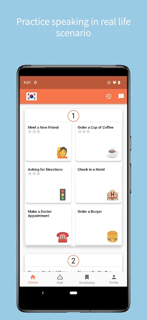 FikaChat: Language Learning Screenshot 0