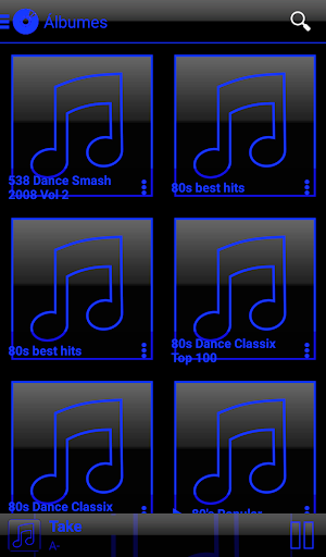 SKIN PLAYERPRO V3 DARK BLUE Screenshot 2