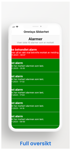 Omnisys Sikkerhet Screenshot 3