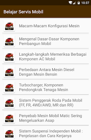 Belajar Servis Mobil Screenshot 1