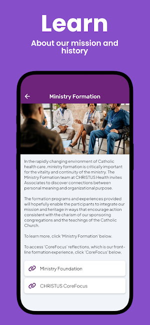 CHRISTUS Mission Integration Screenshot 3