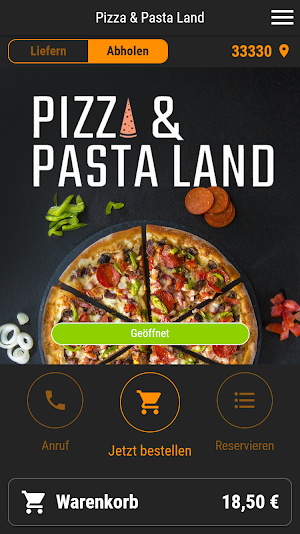 Pizza & Pasta Land Screenshot 0