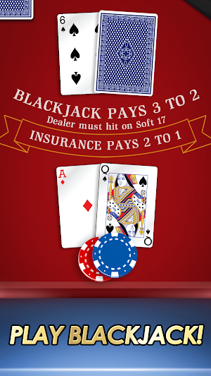 Classic Blackjack - 21 Screenshot 0
