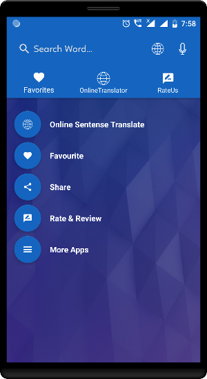 Translator English to Telugu Kannada Dictionary Screenshot 1