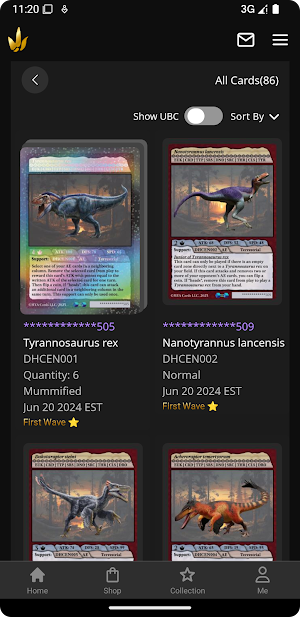 MYA Cards Screenshot 2