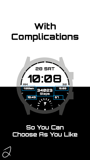 Simple Horizon Watch Face Screenshot 1