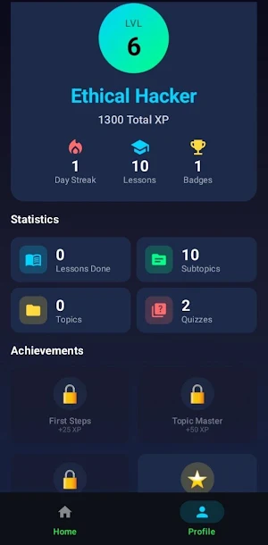 HackVerse: Learn Cybersecurity Screenshot 1