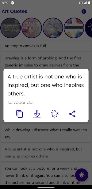 Art Quotes and Sayings Screenshot 3
