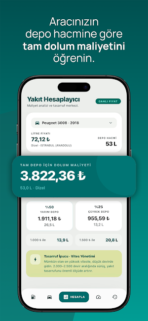 Fulldepo – Araç Yakıt Takibi Screenshot 2