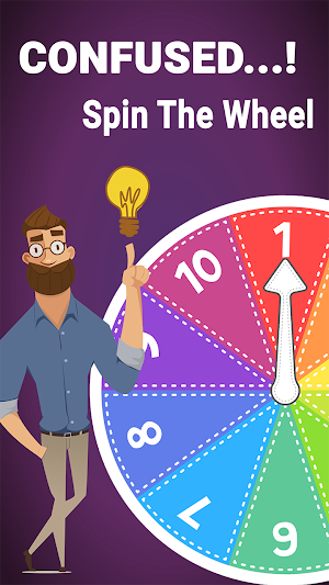 Spin wheel: Decision maker Random Number Generator Screenshot 0