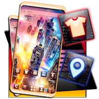 City Night TopView Theme