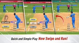 Real Cricket Swipe Screenshot 2