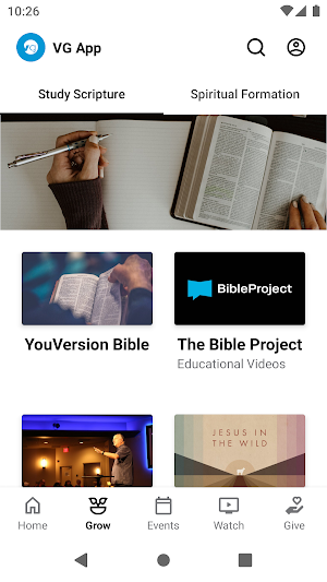 The Vineyard Gilbert App Screenshot 1