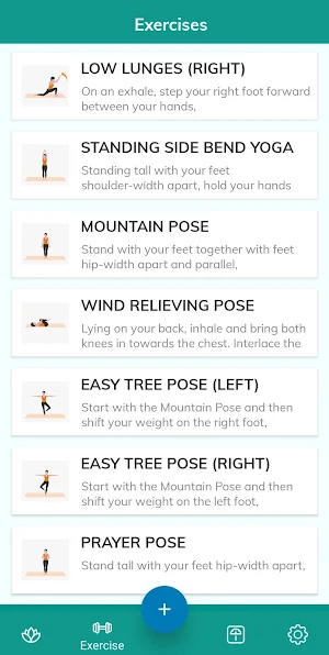 Yoga Workout - 50+ Yoga Poses Screenshot 1
