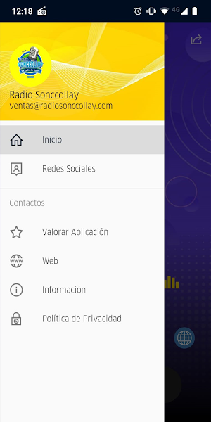 Radio Sonccollay 93.5 Fm Vraem Screenshot 1