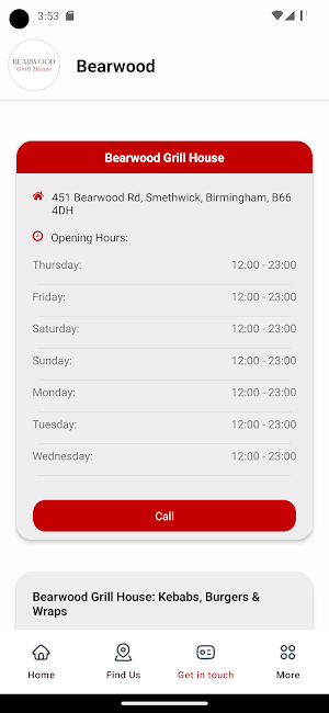Bearwood Grill House Screenshot 2