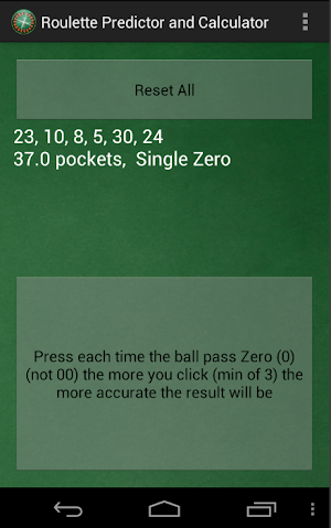 Roulette Predictor & Calc Pro Screenshot 1