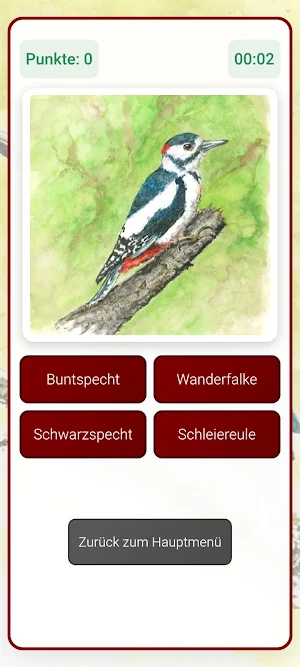 Vogel Quiz Screenshot 1