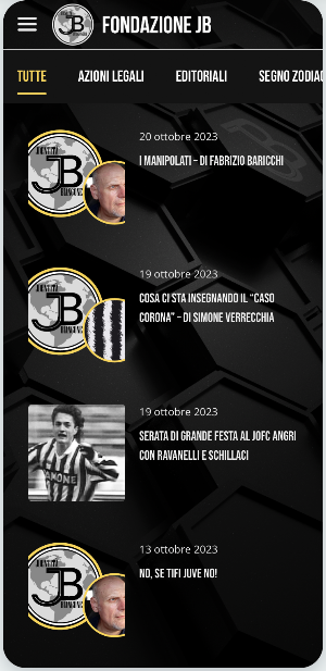 Fondazione Jdentità Bianconera Screenshot 2