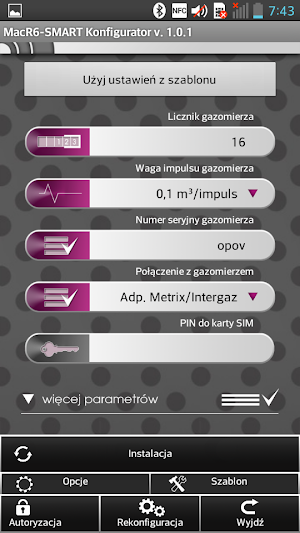 MacR6 SMART konfigurator Screenshot 1