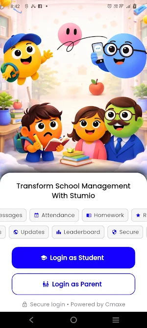 Stumio - Student & Parent App Screenshot 1
