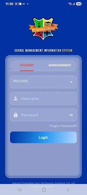 St. George Sr. Sec. School Screenshot 1