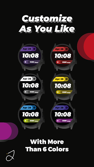 Simple Shadow Watch Face Screenshot 1