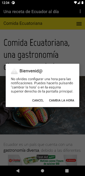 Una receta ecuatoriana al día Screenshot 1