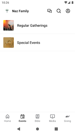 Naz Family Church Screenshot 1