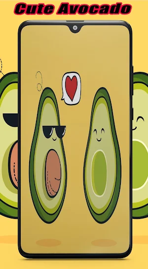 Cute avocado Wallpapers Screenshot 2