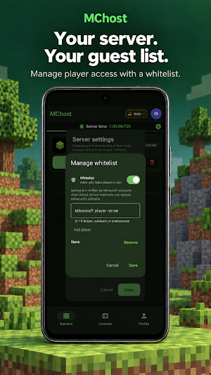 MChost: Minecraft Server Host Screenshot 2