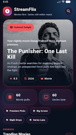 StreamFlix: Movies & Series Screenshot 0