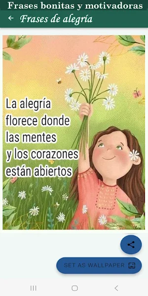 Frases bonitas y motivadoras Screenshot 0