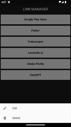 Link Manager Screenshot 2
