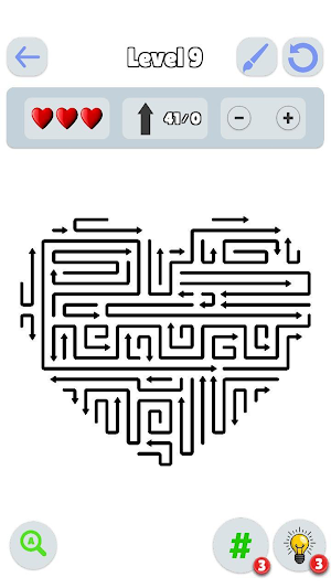 Arrow Out Maze Game Screenshot 0