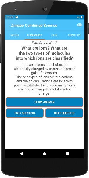 Zimsec Combined Science Revision Screenshot 3