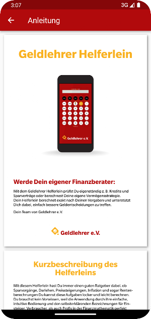 Geldlehrer-Finanzrechner Screenshot 3