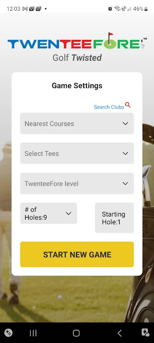 TwenteeFore (24) golf game Screenshot 1