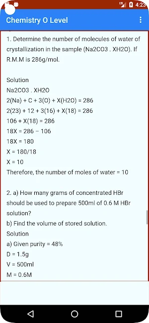 Chemistry O Level Notes screenshot 4