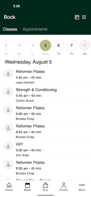 Embrace Pilates and Fitness Screenshot 1