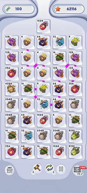 Gen Lab 2048 Screenshot 2