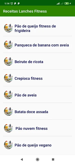 Lanches Fitness Screenshot 2