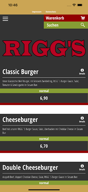 Rigg's Burger Screenshot 0