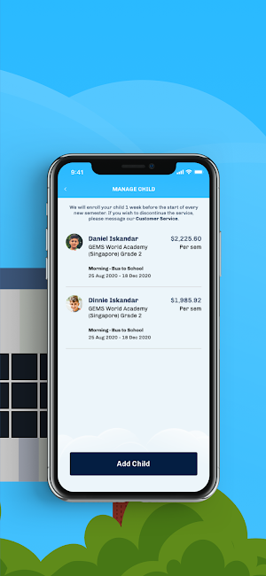 WTS Parent App Screenshot 1