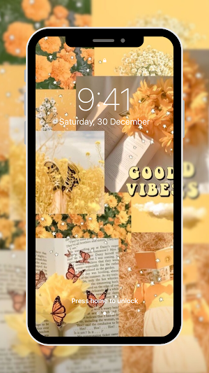 Yellow Aesthetic Wallpaper Screenshot 3