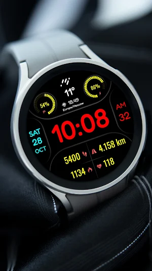 RoooK Digital Sport Watchface Screenshot 1