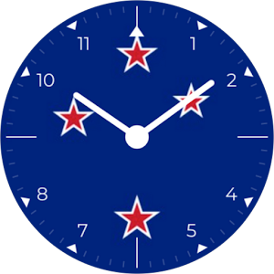 New Zealand Analog Watch Face Screenshot 0