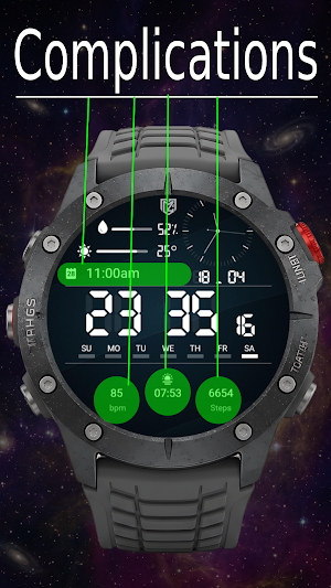 Digital Watch Face Screenshot 2
